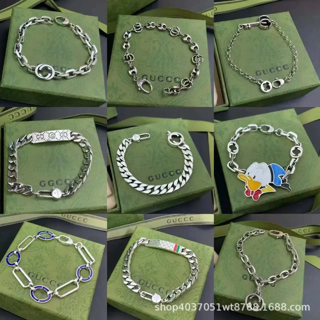Gucci Chain Bracelets [10 styles]