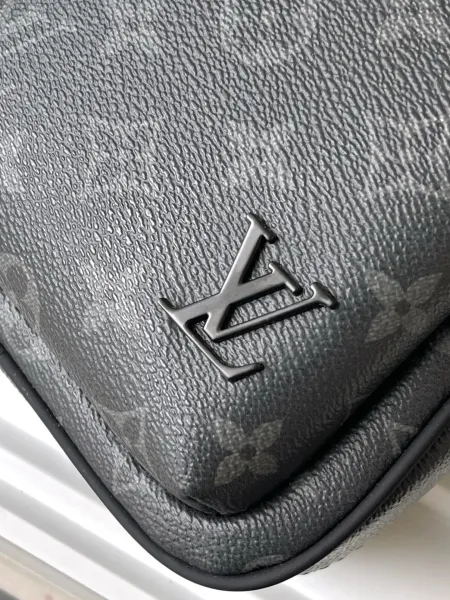 Louis Vuitton Monogram Eclipse Messenger Bag Black Crossbody Bag - 7