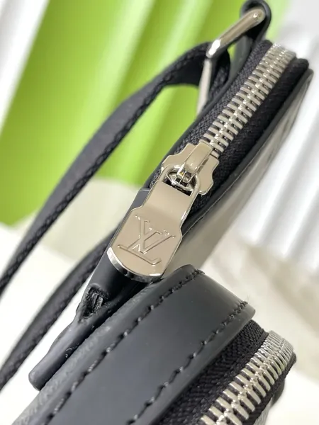 Louis Vuitton Monogram Eclipse Messenger Bag Black Crossbody Bag - 9