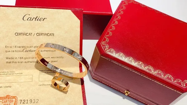 Cartier Juste un Clou Bracelet Diamond-Set White Gold Bracelet - 11