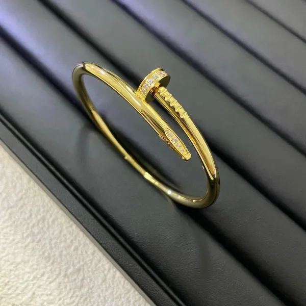 Cartier Juste un Clou Bracelet Gold with Diamonds - 1