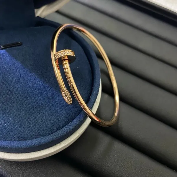 Cartier Juste un Clou Bracelet Rose Gold Paved with Diamonds - 1