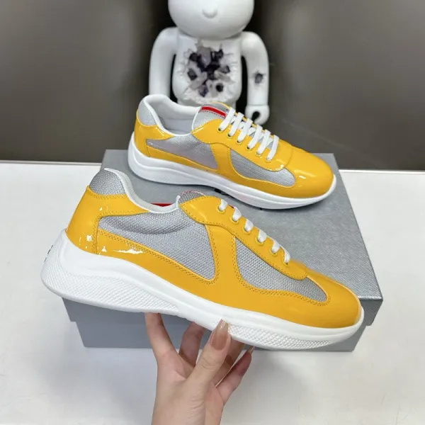 Prada Linea Rossa Nylon Sneakers Mint Green White Sneakers - 5