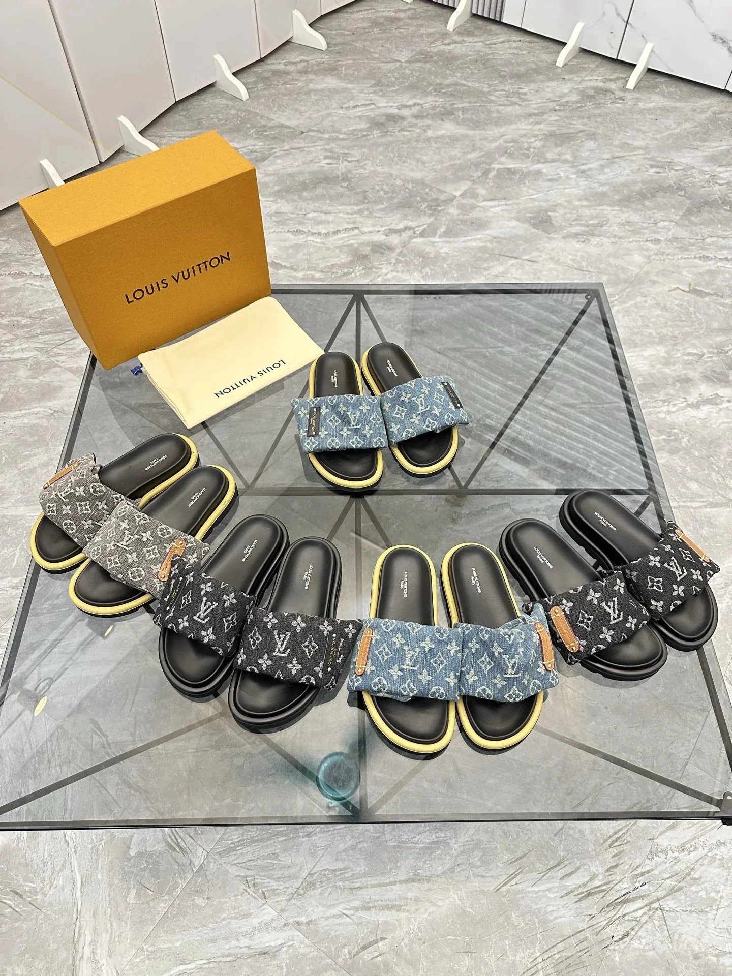 Embossed Logo Slide Sandals photo 2