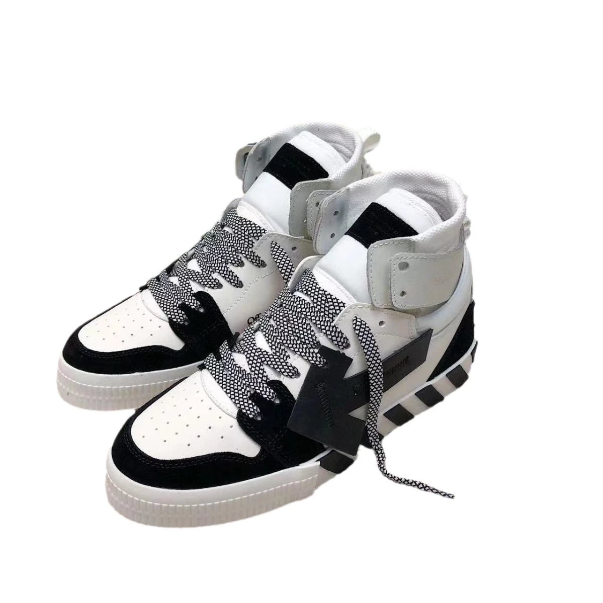 Off-White Arrow High-Top Sneakers