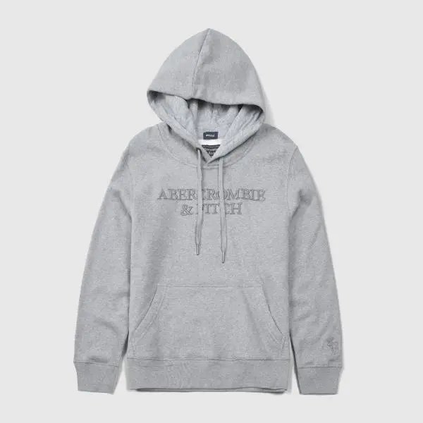Heather Grey Double Row Lettering