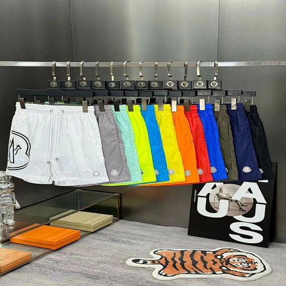 Summer Mens Quick-Dry Beach Shorts Multi-Color Casual Solid Swim Trunks Thin Home Lounge Pants