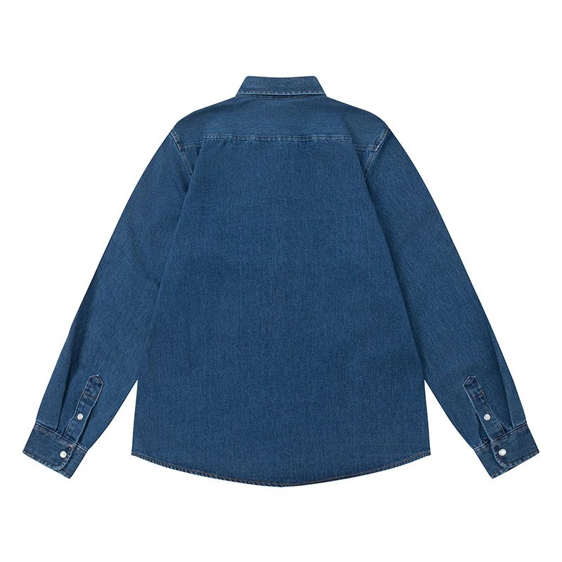 Wash deep blue [816 long sleeved style]