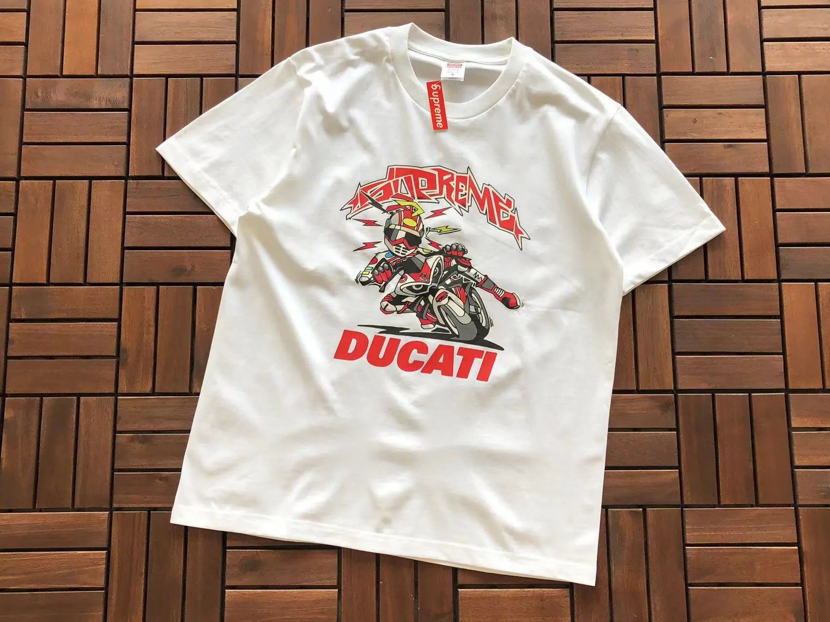 B381 Ducati collaboration white