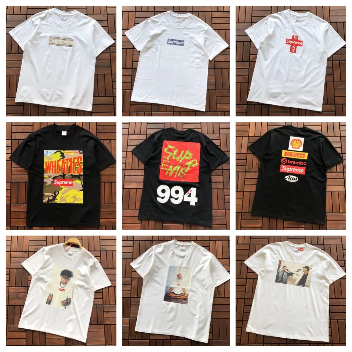 Letter print high version short sleeved T-shirt for men and women loose street trend