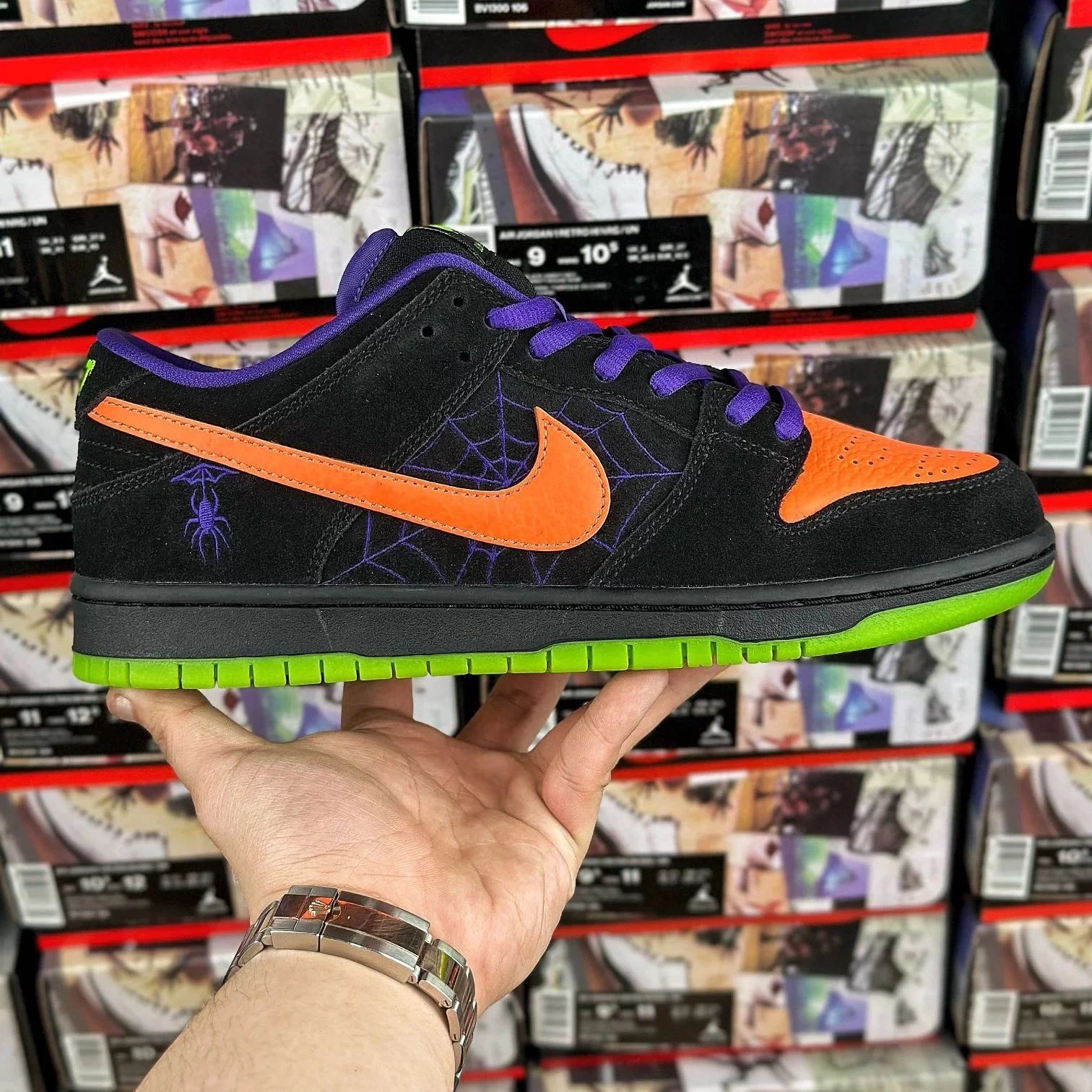 Chunky Dunky Shoes — Night Of Mischief Black Orange Halloween colorway — USFans Spreadsheet photo