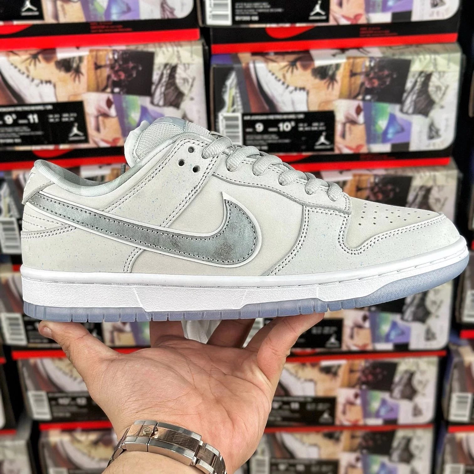 Chunky Dunky Shoes — White Lobster FD8776-100 colorway — USFans Spreadsheet photo