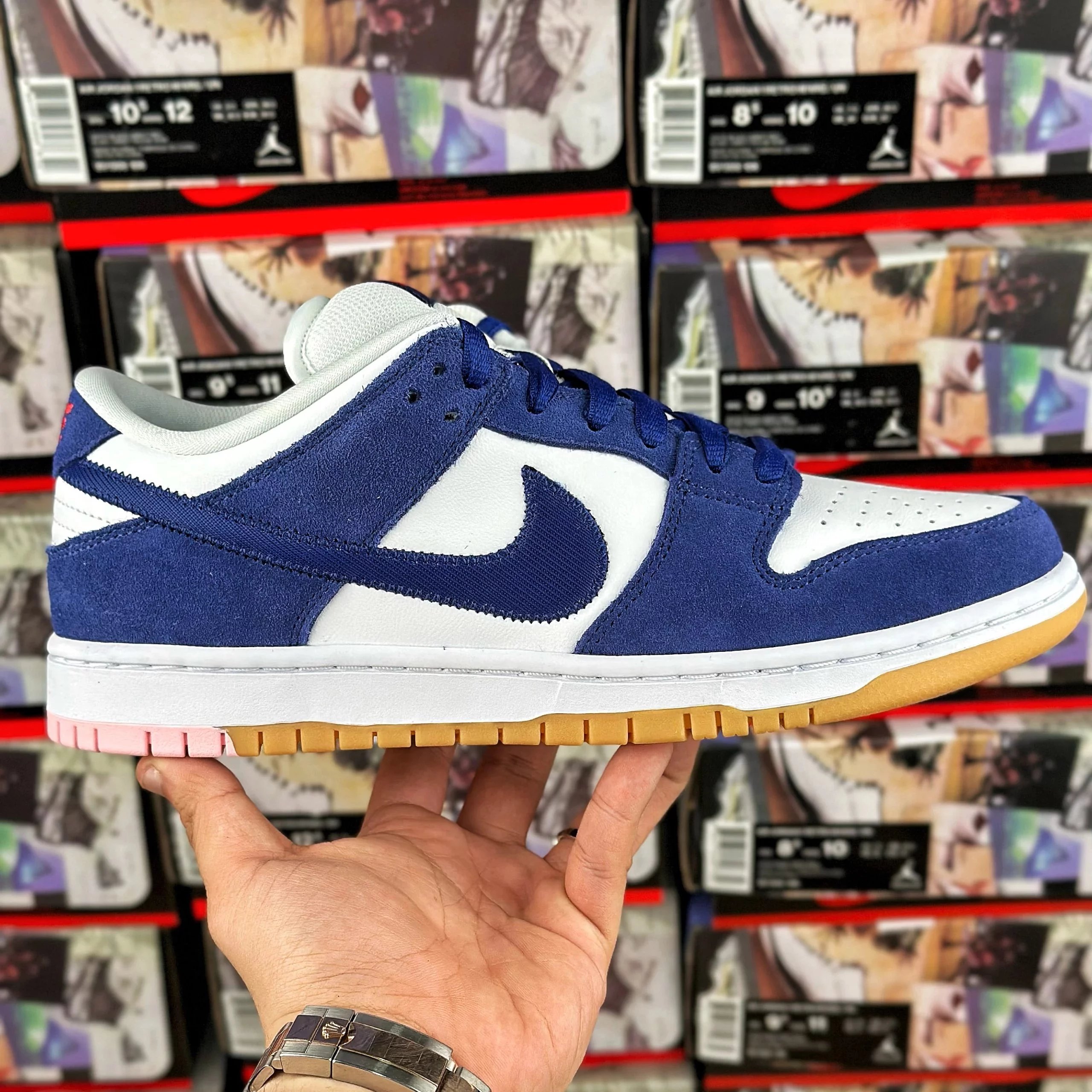 Chunky Dunky Shoes — Los Angeles Dodger blue DO9395-400 colorway — USFans Spreadsheet photo