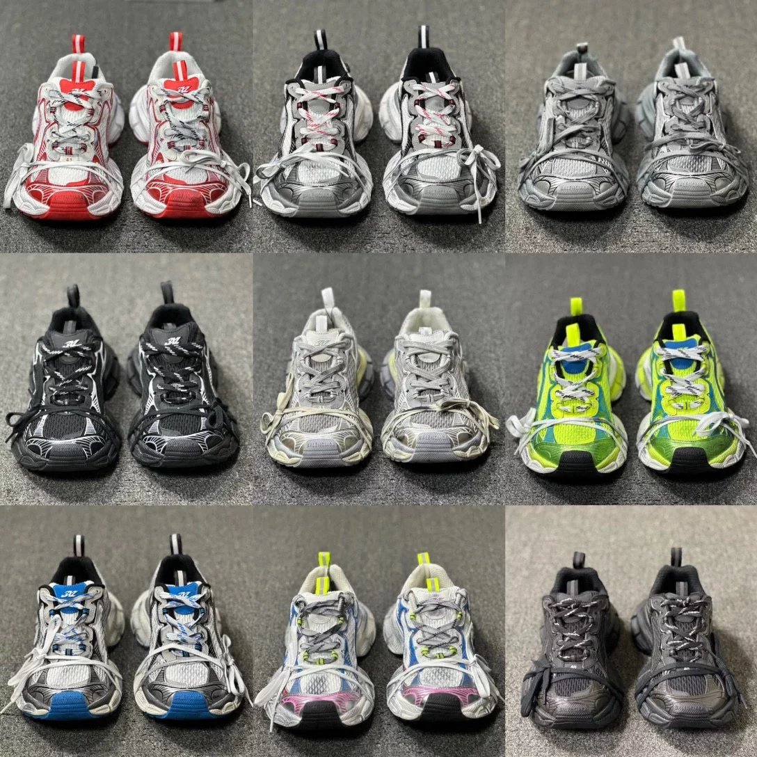 SZ version Bal*ncia*a Ba*shi family series 3X lace-up old low-top dad shoes