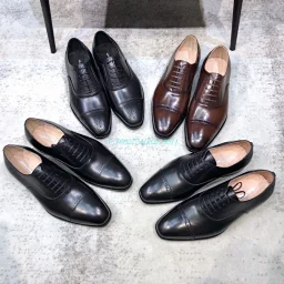 thumbnail for Ferragamo 2020 spring and summer new quality business leather shoes imported cowhide leather outsole