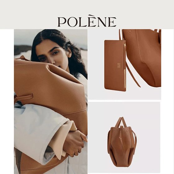 Polen Polingen Tote Bag Retro European and American Niche Bucket Bag Type Handheld Underarm Bag