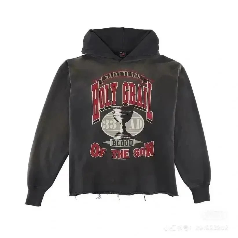 Unbranded Hoodies & Sweatshirts Distressed Graphic Print Hoodie image 8