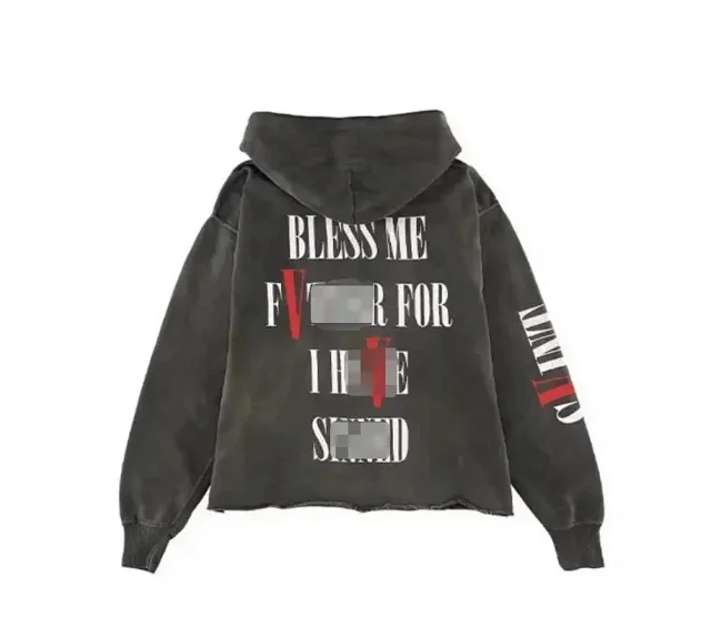 Unbranded Hoodies & Sweatshirts Distressed Graphic Print Hoodie product detail image 6