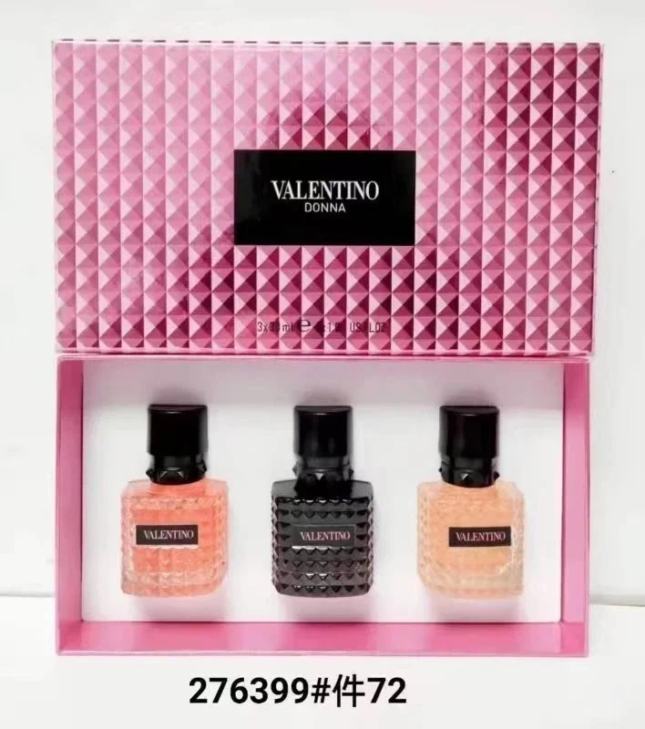 Valentino perfume powder box new version -30ml * 3 with nozzle