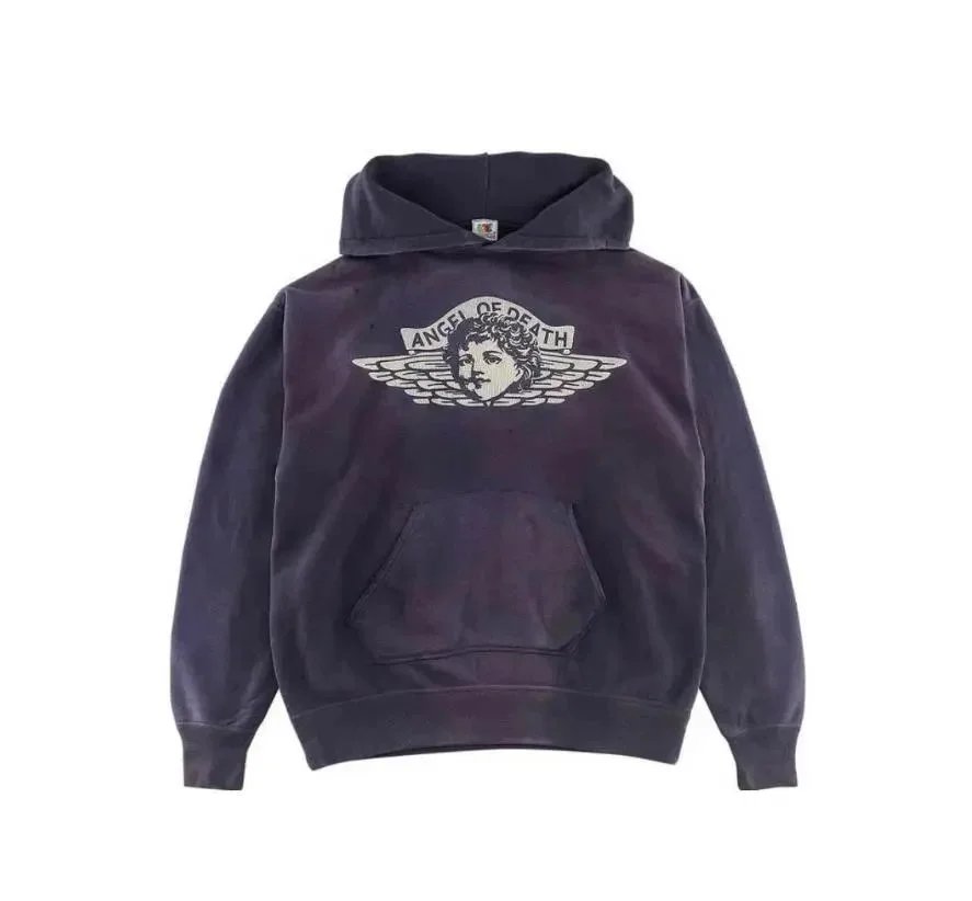 Unbranded Hoodies & Sweatshirts Distressed Graphic Print Hoodie — Hoodie 2