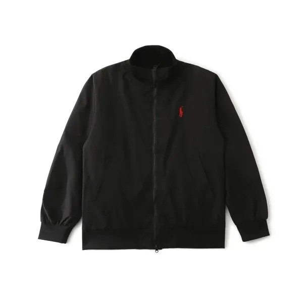 Polo Ralph Lauren Classic Windbreaker Black Jacket - 1