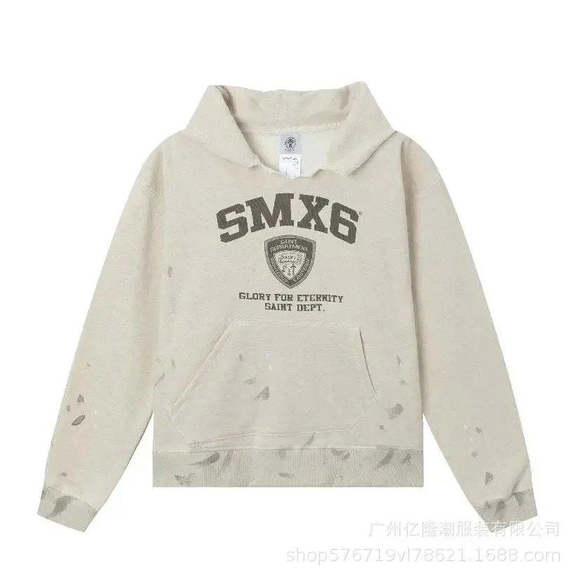 Unbranded Hoodies & Sweatshirts Distressed Graphic Print Hoodie — Hoodie 11