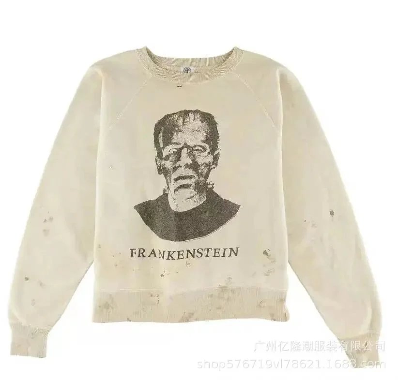 Unbranded Hoodies & Sweatshirts Distressed Graphic Print Hoodie — Sweatshirt 31