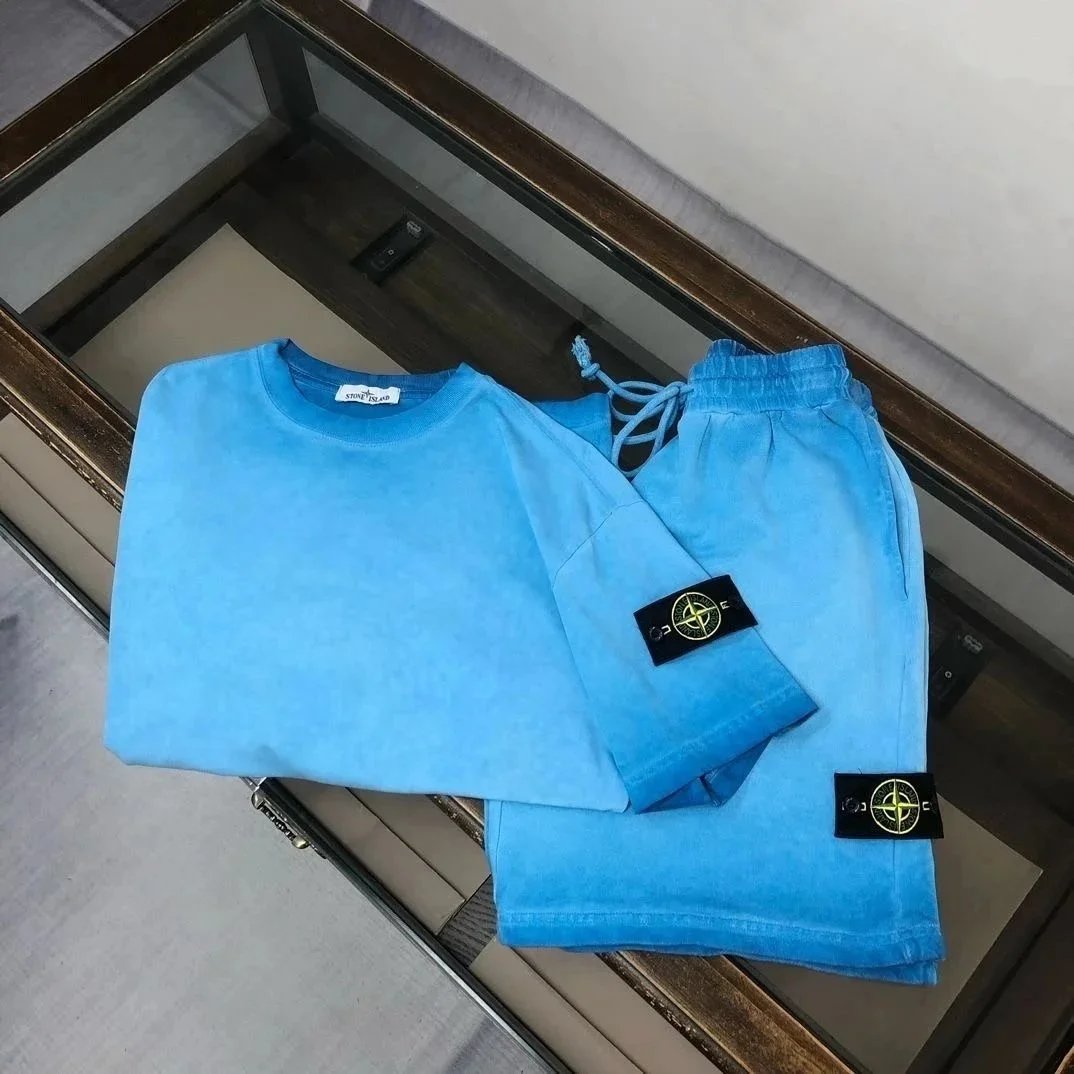 Stone Island T-shirt and Shorts Sets product photo 3