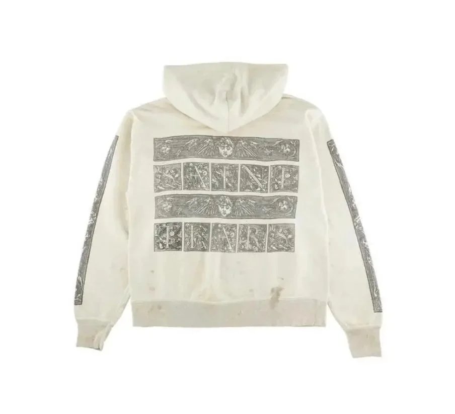 Unbranded Hoodies & Sweatshirts Distressed Graphic Print Hoodie image 7