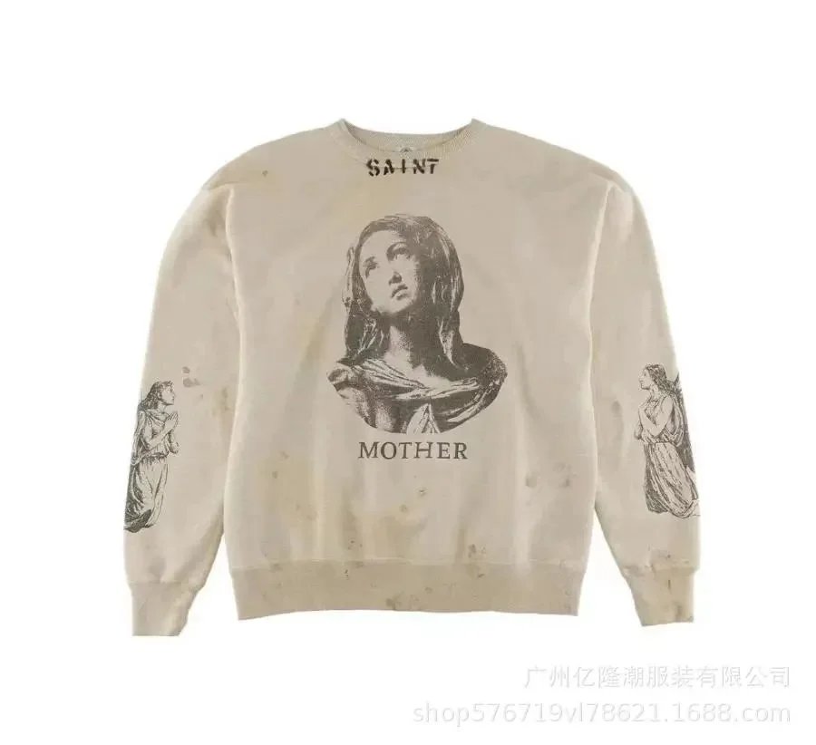 Unbranded Hoodies & Sweatshirts Distressed Graphic Print Hoodie — Sweatshirt 27