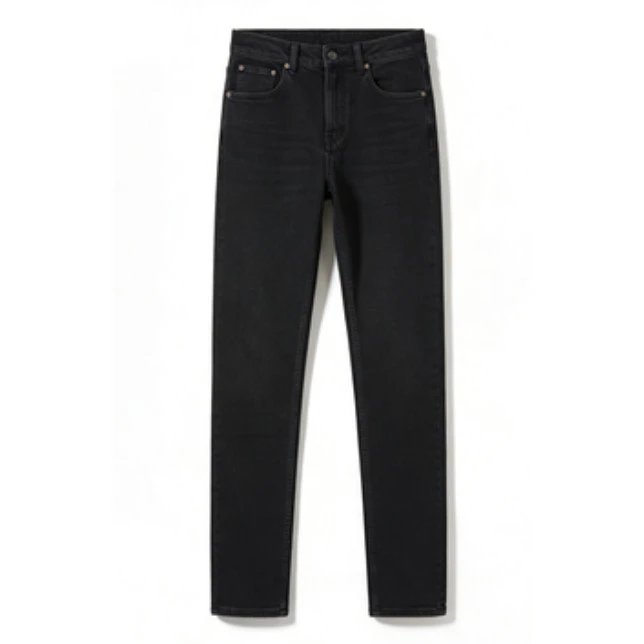 White block concave corner legs, gray wide leg pants with contrasting colors on both sides, 77030658