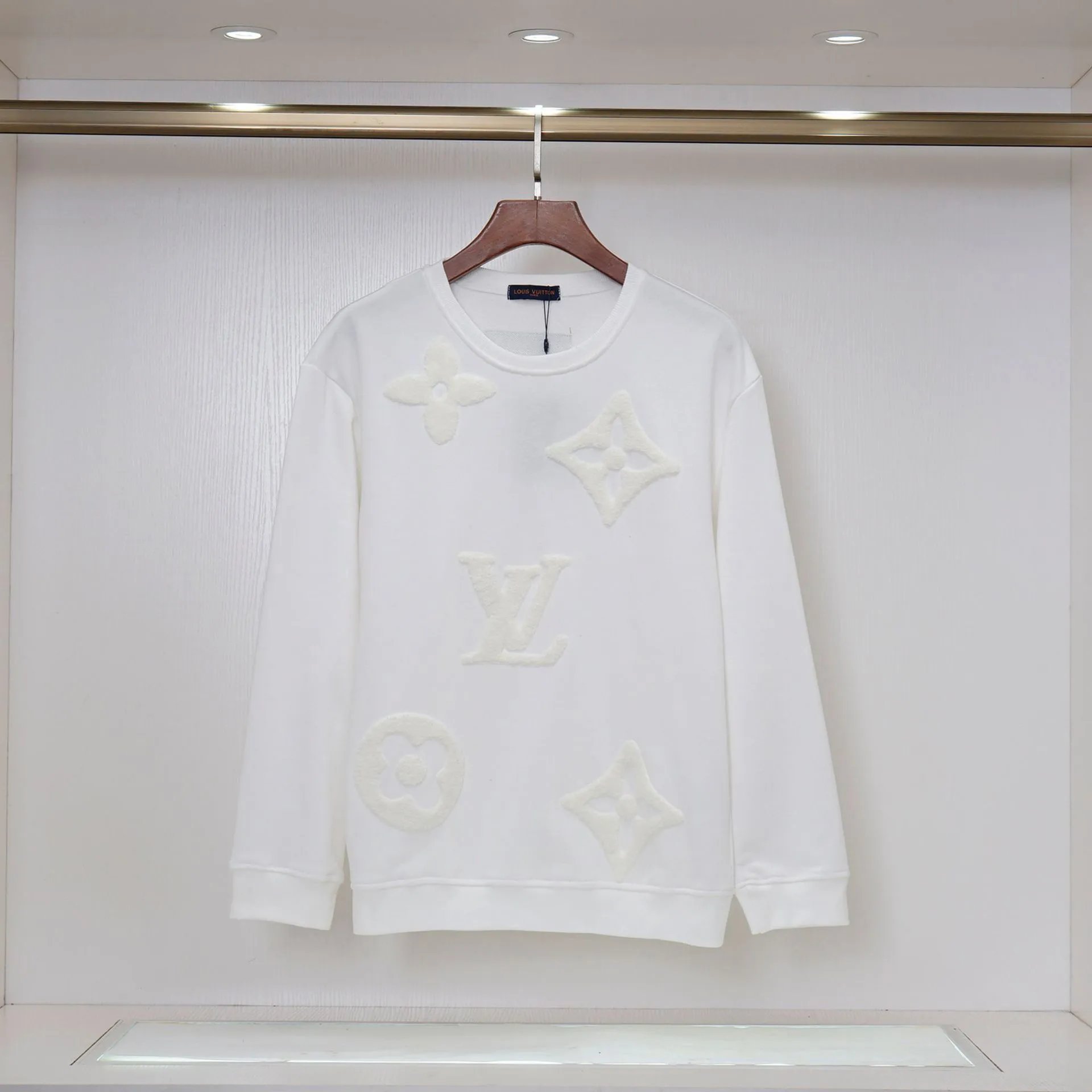 Supreme Hoodies & Sweatshirts Monogram Hooded Pullover — White 722