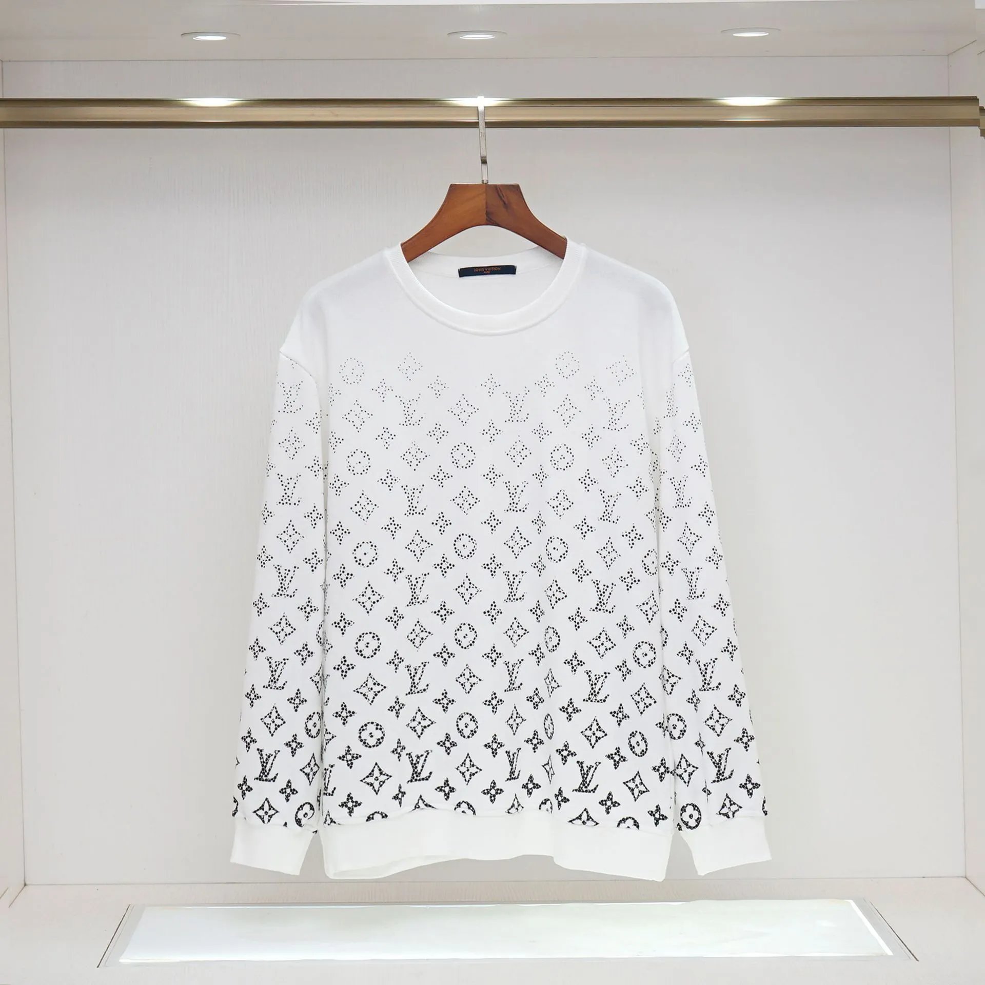 Supreme Hoodies & Sweatshirts Monogram Hooded Pullover — White 719