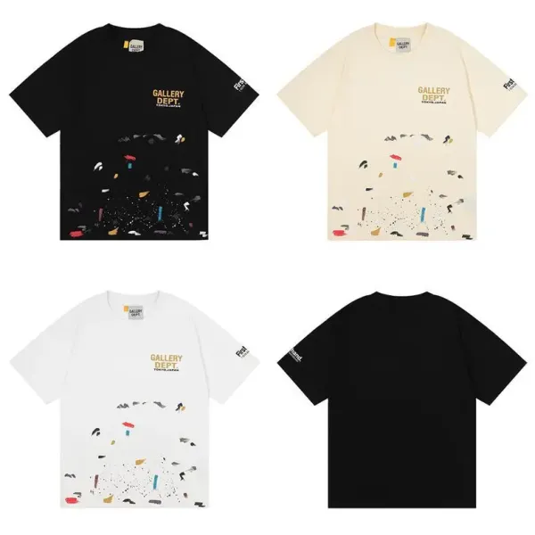 Gallery Dept. Logo Print Black T-Shirt - 20