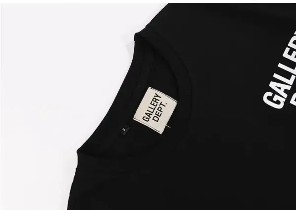Gallery Dept. Logo Print Black T-Shirt - 33