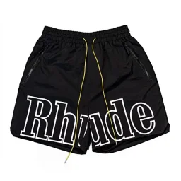 thumbnail for RH shorts, trendy drawstring letters, beach five-point basketball pants