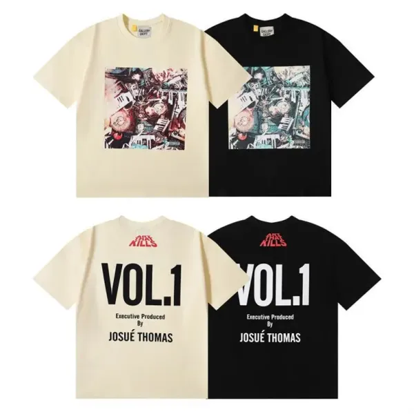 Gallery Dept. Logo Print Black T-Shirt - 11