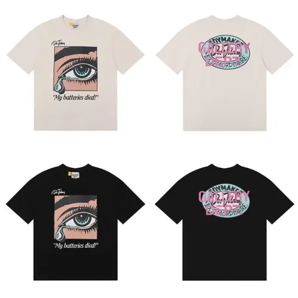 Gallery Dept. Logo Print Black T-Shirt - 30