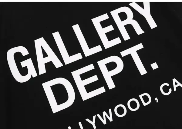 Gallery Dept. Logo Print Black T-Shirt - 35