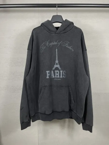 Gallery Dept. Heart Outline Hoodie Black - 3