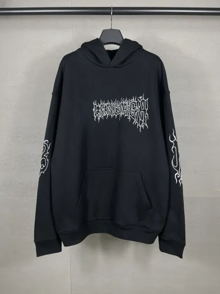 Gallery Dept. Heart Outline Hoodie Black - 9