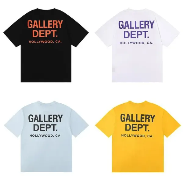 Gallery Dept. Logo Print Black T-Shirt - 27