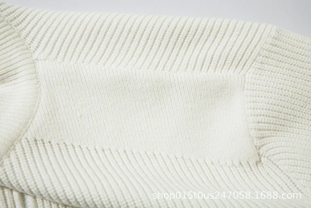 Stone Island Knitwear Full-Zip Ribbed Mock-Neck Sweater product detail image 16