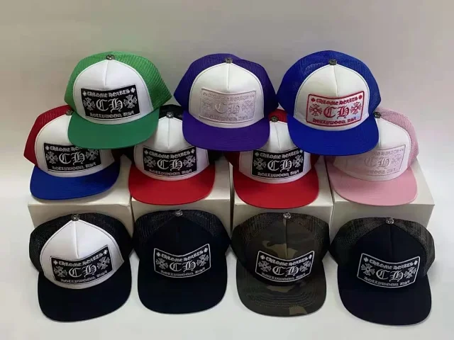 Chrome Hearts Hats Embroidered Logo Patch Baseball Cap product detail image 1