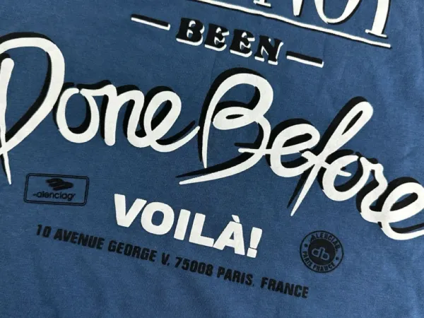 Balenciaga x Voilà This T-Shirt Has Not Been Done Before White T-Shirt - 11