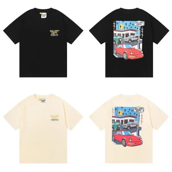 Gallery Dept. Logo Print Black T-Shirt - 23