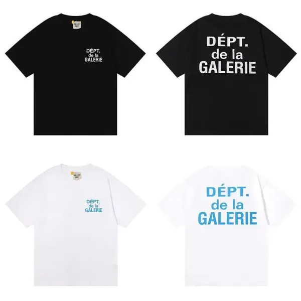 Gallery Dept. Logo Print Black T-Shirt - 26