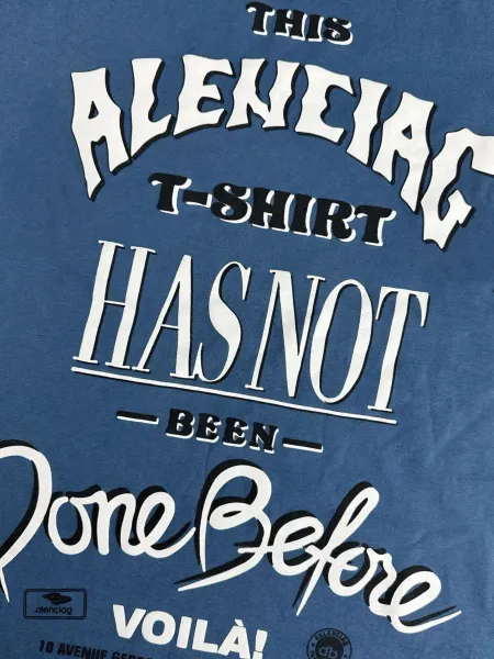 Balenciaga x Voilà This T-Shirt Has Not Been Done Before White T-Shirt - 14