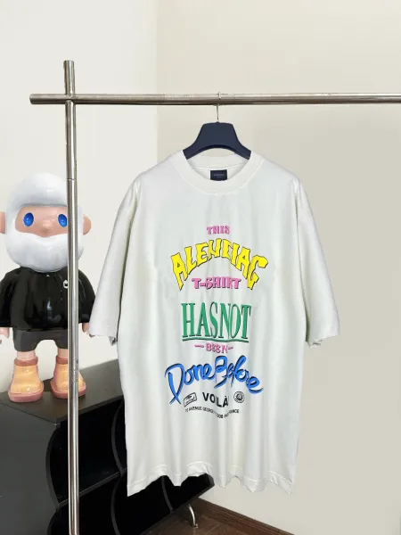 Balenciaga x Voilà This T-Shirt Has Not Been Done Before White T-Shirt - 5