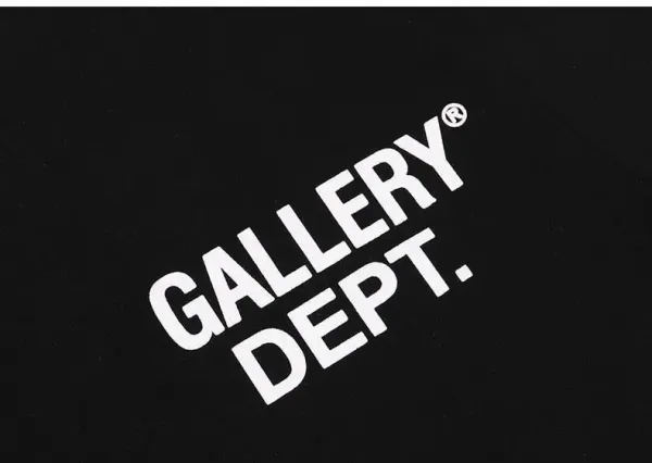 Gallery Dept. Logo Print Black T-Shirt - 34